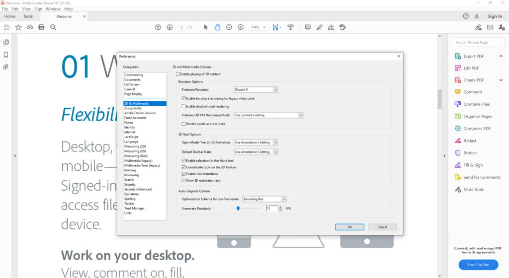 Adobe PDF Reader — captura de tela 4